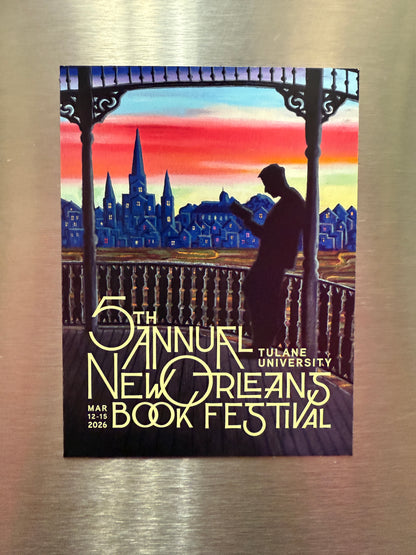 2026 New Orleans Book Festival x Francis X. Pavy Commemorative Magnet