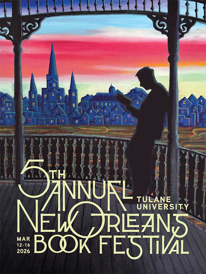 2026 New Orleans Book Festival Poster by Francis X. Pavy